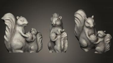 3D model Two Squirrels (STL)